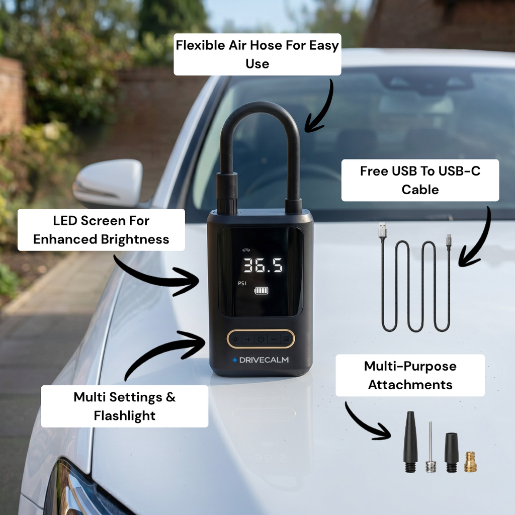 Drive Calm Portable Tyre Inflator